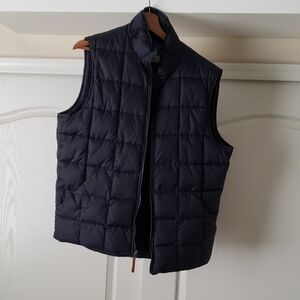 Men's Navy Blue Quilted Vest